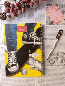 تصویر دفتر ۱۰۰برگ جلدسخت 