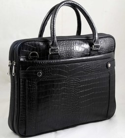 تصویر کیف اداری دو دسته دو زیپ 