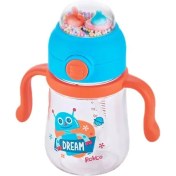 تصویر لیوان آبمیوه خوری نی دار رووکو مدل B1046 ظرفیت ۲۶۰ میل 