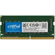 تصویر رم لپ تاپ کورشیال DDR4 تک کاناله 3200 CL22 مگاهرتز Ram Laptop (Memory) Crucial مدل CT8 ظرفیت 8 گیگابایت Ram Laptop (Memory) Crucial ct8 - DDR4 - Crucial - ValueRAM - 8GB - 3200MH