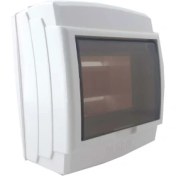 تصویر جعبه فیوز روکار 4 عددی درب دار دنا الکتریک 