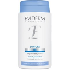 تصویر شامپو بدن Eviderm Evihydra مناسب پوست‌های خشک  ۲۰۰ میلی لیتر Eviderm Evihydra Dry Skin Body Wash