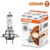 تصویر لامپ اسرام فابریک مدل H7 55W اصل آلمان 