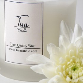 تصویر شمع لیوانی سفید 