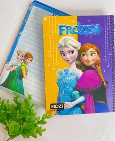 تصویر دفتر ۵۰ برگ حاشیه دار - دختر کفشدوزکی 