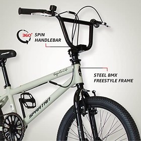 تصویر دوچرخه SPARTAN SP-3048 20 Exploit BMX Matte Grey Bicycle - ارسال 20 روز کاری 