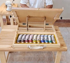 تصویر میز هنری همراه 35*45 