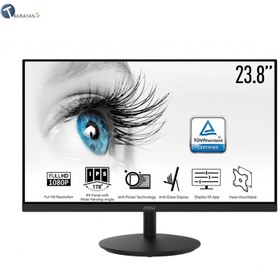 تصویر مانیتور 23.8 اینچی ام اس آی مدل PRO MP242 MSI PRO MP242 23.8-inch FHD IPS 100Hz Flat Monitor