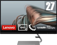 تصویر مانیتور Lenovo مدل Q27Q-1L l | اپن باکس 