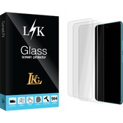 تصویر محافظ صفحه نمایش شیشه ای ال کا جی مدل LK Glass MIX3 مناسب برای گوشی موبایل اینفینیکس Hot 11 Pro بسته سه عددی 