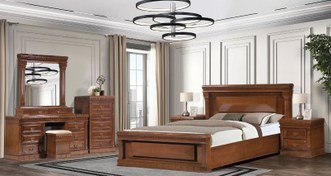 تصویر تخت خواب دو نفره ایتالیایی کد ۳۰۴ 