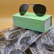 تصویر عینک آفتابی مردانه ریبن مدل فنر دار شیشه سنگ دیاموند 