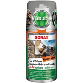 تصویر سپری آنتی باکتریال دریچه کولر سوناکس با رایحه هاوانا car a/c cleaner airaid sonax car a/c cleaner airaid sonax