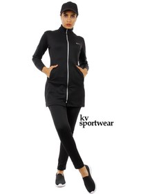 تصویر ست مانتو شلوار ورزشی زنانه Nike Nike womens sports pants coat set