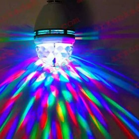 تصویر لامپ رقص نوردار چرخشی 