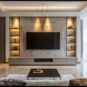 تصویر دکور دیوار تلویزیون 