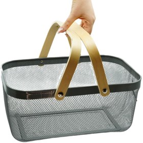 تصویر سبد فلزی ایکیا مدل RISATORP بزرگ 