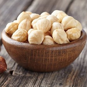 تصویر مغز فندق سفید خارجی 