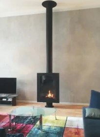 تصویر شومینه دیواری کنج 2 