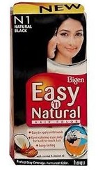 تصویر کیت رنگ موی N1 بیگن زنانه - Easy'n Natural Bigen by Hoyu 