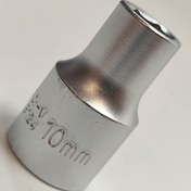 تصویر سری بکس درایو 1/2 سایز 10 میلیمتر واتا آچار بکس و سری آچار بکس واتا مدل 1/2 10mm vata مجموعه یک عددی