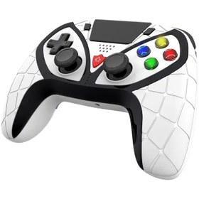 تصویر دسته بازی بلوتوثی مدل IPega PG-4012C IPega PG-P4012 Spiderman Wireless Gamepad Vibration Programming Function Controller Android PS4