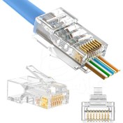 تصویر سوکت شبکه میان‌گذر Sun Suket CAT6 0.12mm 