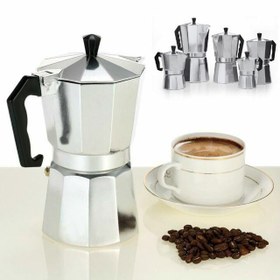 تصویر قهوه ساز یا موکاپات آلمینیوم ۳ کاپ 