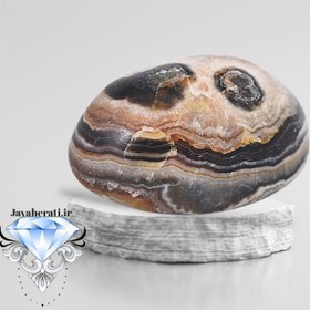 تصویر نگین عقیق داوودی مصور (ورس جزئی) D16 