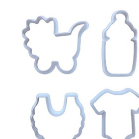 تصویر کاتر شیرینی پزی ۴ عددی سیسمونی نسکو 