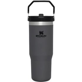 تصویر تراول ماگ استنلی نی دار اورجینال مدل FLIP STRAW TUMBLER گنجایش 887ml کد 1150 FLIP STRAW TUMBLER STANLEY TRAVEL MUG