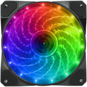 تصویر فن کیس گیم مکس FN 12Rainbow M GAMEMAX FN-12Rainbow-M 120mm ARGB Case Fan