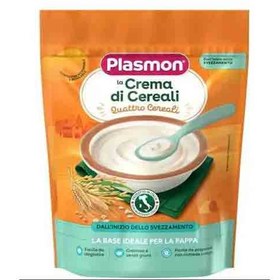 تصویر غذای کودک ایتالیایی پلاسمون PLASMON - 4 Cereals کرم غلات 200 گرم 