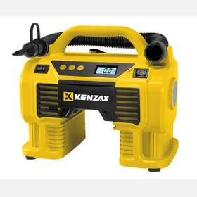 تصویر کمپرسور باد فندکي سه کاره برند کنزاکس5417 60 watt digital three-function cigarette lighter wind compressor, Kenzax