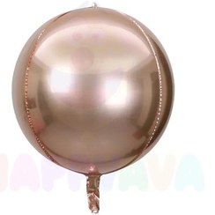 تصویر بادکنک اوربز رزگلد 