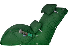 تصویر پاف و صندلی ارگونومی استراحت مدل آواتار رست - سبز لجنی Avatar Rest