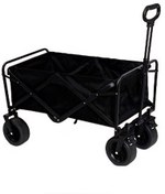 تصویر چرخ دستی سفری تاشو مدل واگن همراه با میز 