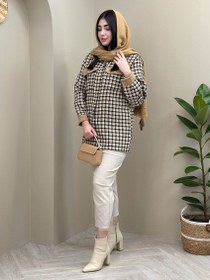 تصویر شکت ترکیبی زنانه اسپرت پشمی و فوتر - کد ۱ 