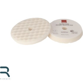 تصویر پد پولیش سفيد روتاری بسيار نرم وافلی 130 میلی متر روپس مدل RUPES WAFFLE ULTRA-FINE POLISHING FOAM PAD 9.WF150S 