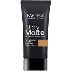 تصویر کرم پودر مات حاوی مواد معدنی حجم 30 میل فارماسی 05-بژ تیره Farmasi Stay Matte Foundation