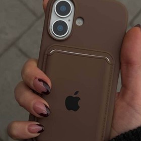 تصویر جاکارتی مگسیف سیلیکونی قهوه ای 