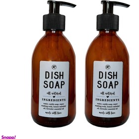تصویر پمپ مایع ظرفشویی مدل DOUBLE DISH SOAP مجموعه دو عددی 