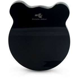 تصویر کالیمبا شیشه ای بلوط مدل سر خرس مشکی b 