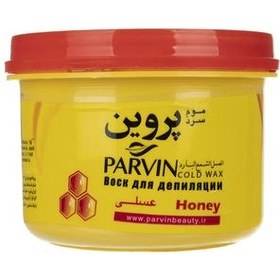 تصویر موم سرد پروین مدل Honey حجم 750 گرم Parvin Honey Cold Wax 750gr