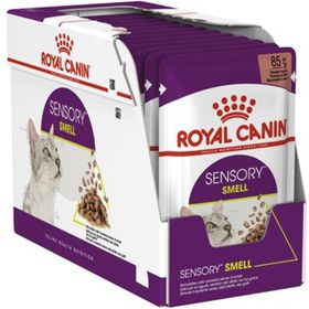 تصویر پوچ گربه بد غذا اسمال تست رویال کنین مدل گروی 85 گرم (حساس به مزه) Royal Canin Sensory