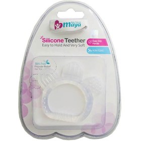 تصویر دندانگیر سیلیکونی طرح پنجه Maya Medical Teether code:4542