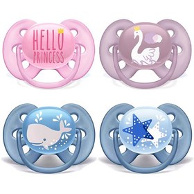 تصویر پستانک اونت فیلیپس الترا سافت 6 تا 18 ماه HELLO PRINCESS avent pacifier