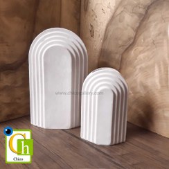 تصویر پلی استر گلدان رنگین کمان 24 سانتی 