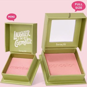 تصویر رژگونه هلویی بنفیت اورجینال benefit georgia powder blush