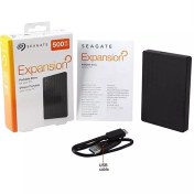 تصویر هارددیسک اکسترنال سیگیت مدل Expansion Portable STEA500400 ظرفیت 500 گیگابایت 12ماهه استوک 
